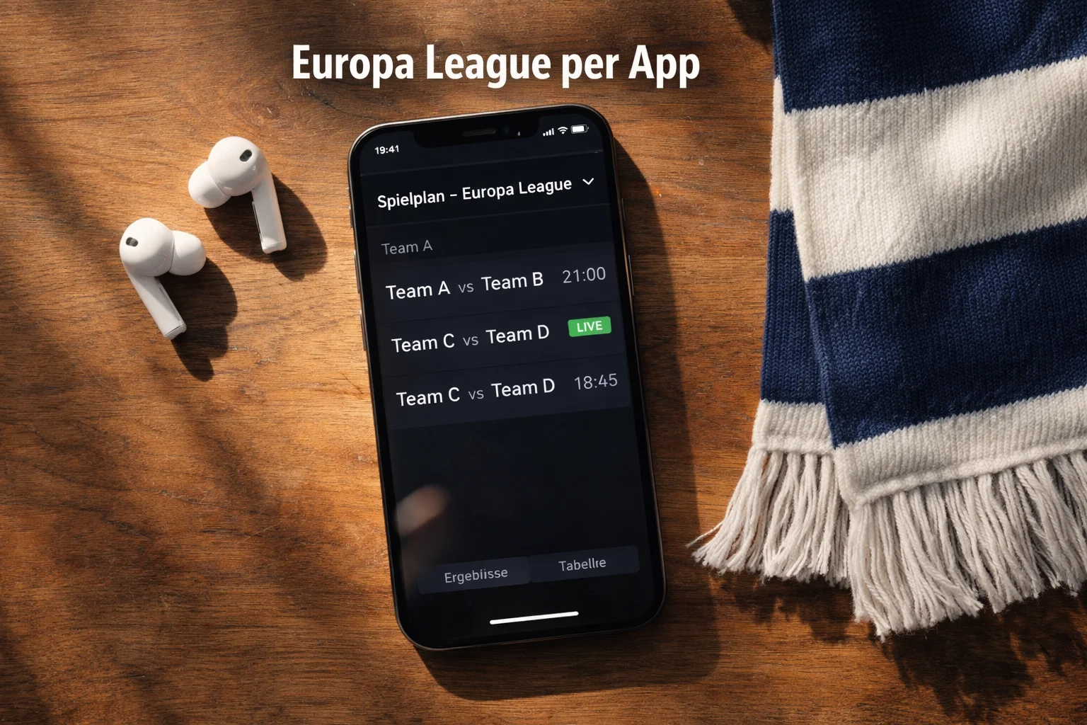 Europa League App – Ergebnisse und Live-Ticker auf dem Handy
