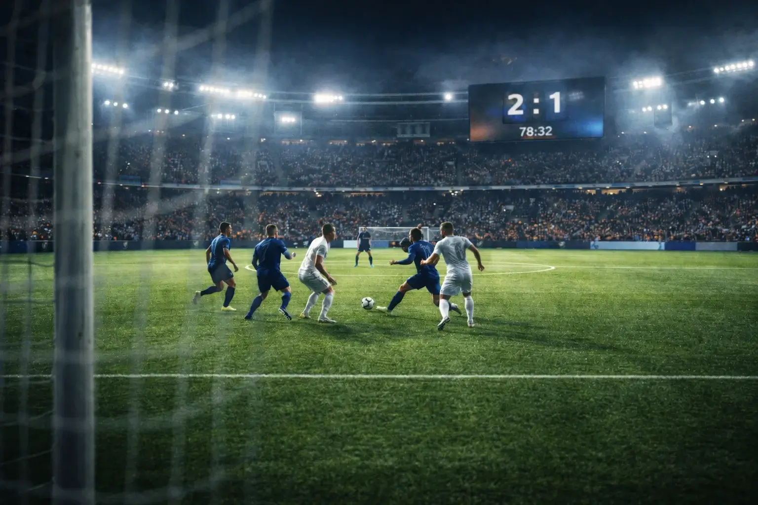 Europa League Ergebnis 2025/26 – Spielszene im Stadion bei Flutlicht