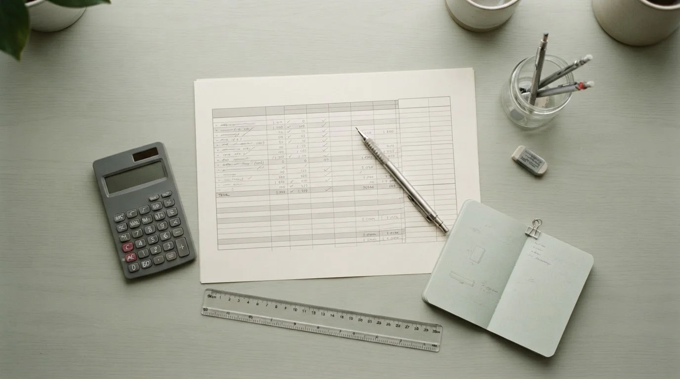 Tabelle und Taschenrechner zur Analyse der Buchmachermarge