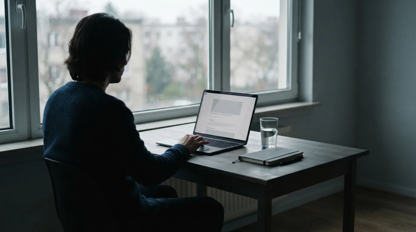 Silhouette einer Person stellt am Laptop ein Einsatzlimit ein